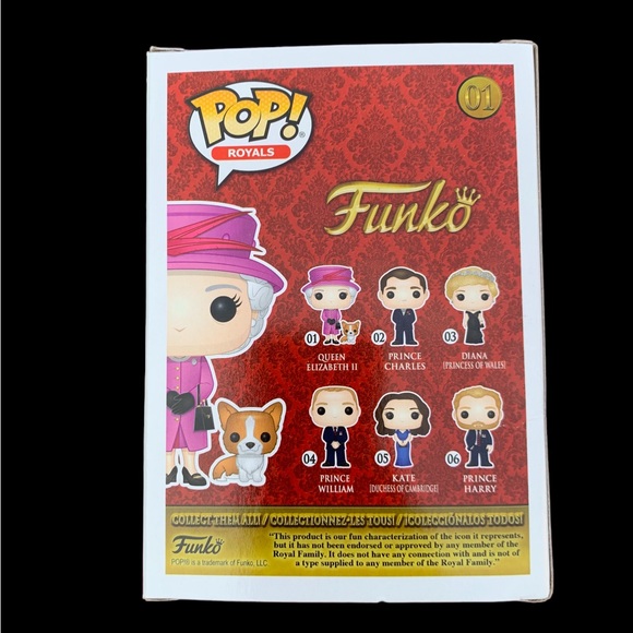 New in Box 2018 Queen Elizabeth II & Corgi Funko Pop Royals British 🇬🇧 - Picture 3 of 14